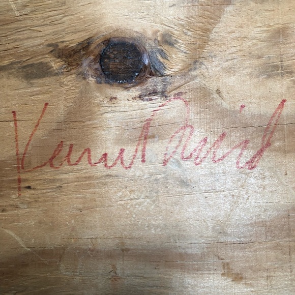 Adorable UpCycled Cat Picture Wood  7.5”x9” - Picture 3 of 6